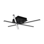 Lampă de tavan neagră din aluminiu, Arantxa, 10W, LED 3000K