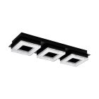 Lampă de tavan neagră din oțel, Arjo, 4W, LED 3000K