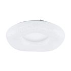 Lampă de tavan albă din oțel, Ziya, 18W, LED reglabil de la alb cald la alb rece