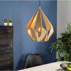 Lustră aurie din aluminiu, Acri