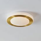 Plafonieră baie aurie din plastic, Amina, 3,6W, LED 3000K, IP44