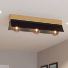 Plafonieră neagră din aluminiu, Kyla