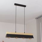 Lustră neagră din aluminiu, Kyla