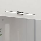 Lampă cu senzor neagră din plastic, Keisha, 5W, LED reglabil de la alb cald la alb rece, IP44