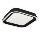 Plafonieră neagră din aluminiu, Thijn, 11W, LED reglabil de la alb cald la alb rece, dimmabil în 3 trepte