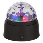 Iluminat disco multicolor din plastic, Laurin, 0,6W, LED RGB, cu întrerupător
