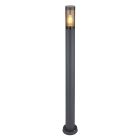 Lampă exterior neagră din oțel inoxidabil, Ishara, IP44