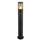 Lampă exterior neagră din oțel inoxidabil, Lambert, IP44