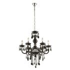 Candelabru negru din acril, Monica