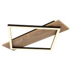 Plafonieră neagră din metal, Beniamino, 18W, LED 3000K