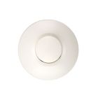 Artă cu variator de intensitate a floorului, poliester, alb, buton rotativ