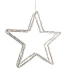 Stea de Crăciun LED 80 LED-uri alb cald, IP44