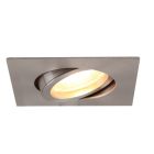Spot încastrat din aluminiu gri, Onno