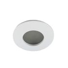 Spot încastrat baie alb din aluminiu, Pierre, IP44