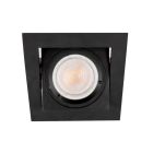 Spot încastrat negru din metal, Filo