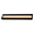 Aplică baie modernă neagră, Wanda, 15W, LED 3000K, IP44