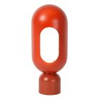 Lampă de masă modernă portocalie, Barris, con întrerupător