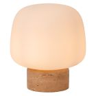 Lampă de masă modernă albă, Anston, con întrerupător