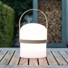 Lampă exterior modernă albă, Joe, 3W, LED 2700K, IP44, con întrerupător