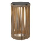 Lampadar reîncărcabil modern taupe, Pingi, 3W, LED 3000K, IP44, dimmabil în 3 trepte