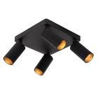 Spot LED de tavan modern negru, Clubs