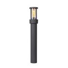 Stâlp iluminat cu senzor crepuscular modern antracit, Lori, IP44