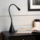 Lampă de birou modernă neagră, Zozy, 3W, LED 3000K, dimmabil în 3 trepte