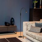 Lampă de citit modernă neagră, Zozy, 3W, LED 3000K, dimmabil în 3 trepte