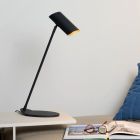 Lampă de birou modernă antracit, Hester, con întrerupător