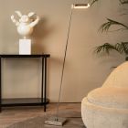 Lampă de citit modernă crom, Aaron, 12W, LED 2700K, cu întrerupător tactil