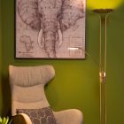 Lampă de citit modernă bronz, Champion, 20W, LED 3000K, con întrerupător