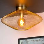 Lampă de tavan modernă aurie, Mesh