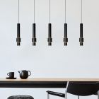 Lustră modernă neagră, Margary, 4,2W, LED 2700K