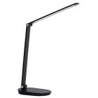 Lampă de birou modernă neagră, Aldwin, 8W, LED reglabil de la alb cald la alb rece, cu întrerupător tactil