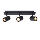 Spot tavan baie modern negru, Lennert, IP44