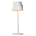Lampă de masă copii rustică albă, Justine, 2W, LED 2700K, IP54, cu întrerupător tactil