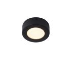 Lampă de tavan modernă neagră, Brice, 8W, LED 3000K, IP44