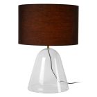 Lampă de masă modernă neagră, Campana, con întrerupător