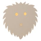 Aplică copii modernă bej, Charlie, 5W, LED dim to warm, cu întrerupător tactil