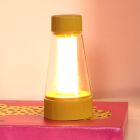 Lampă de masă exterior reîncărcabilă modernă galbenă, Lorali, 1,2W, LED 2700K, IP44, cu întrerupător tactil