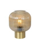 Lampă de masă retro chihlimbar, Maloto, con întrerupător