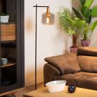 Lampadar modern gri, Joanet, con întrerupător