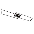 Lampă de tavan modernă neagră, Arianne, 23W, LED white switch