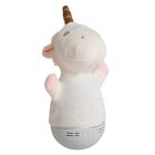 Lampă de masă copii modernă albă, Dolly, 3W, LED RGB, con întrerupător