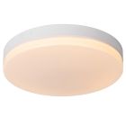 Plafonieră baie albă din plastic, Biskit, 36W, LED 2700K, IP44