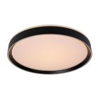 Lampă de tavan modernă neagră, Nuria, 36W, LED 2700K