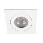 Spot încastrat baie din aluminiu alb, Dorx, IP44