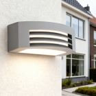 Lampă exterior gri din aluminiu, Mingus, IP54