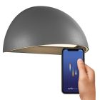 Lampă exterior smart modernă gri, Arcus Smart, 9,5W, LED 2700K, IP54