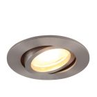 Spot încastrat crom din aluminiu, Onno
